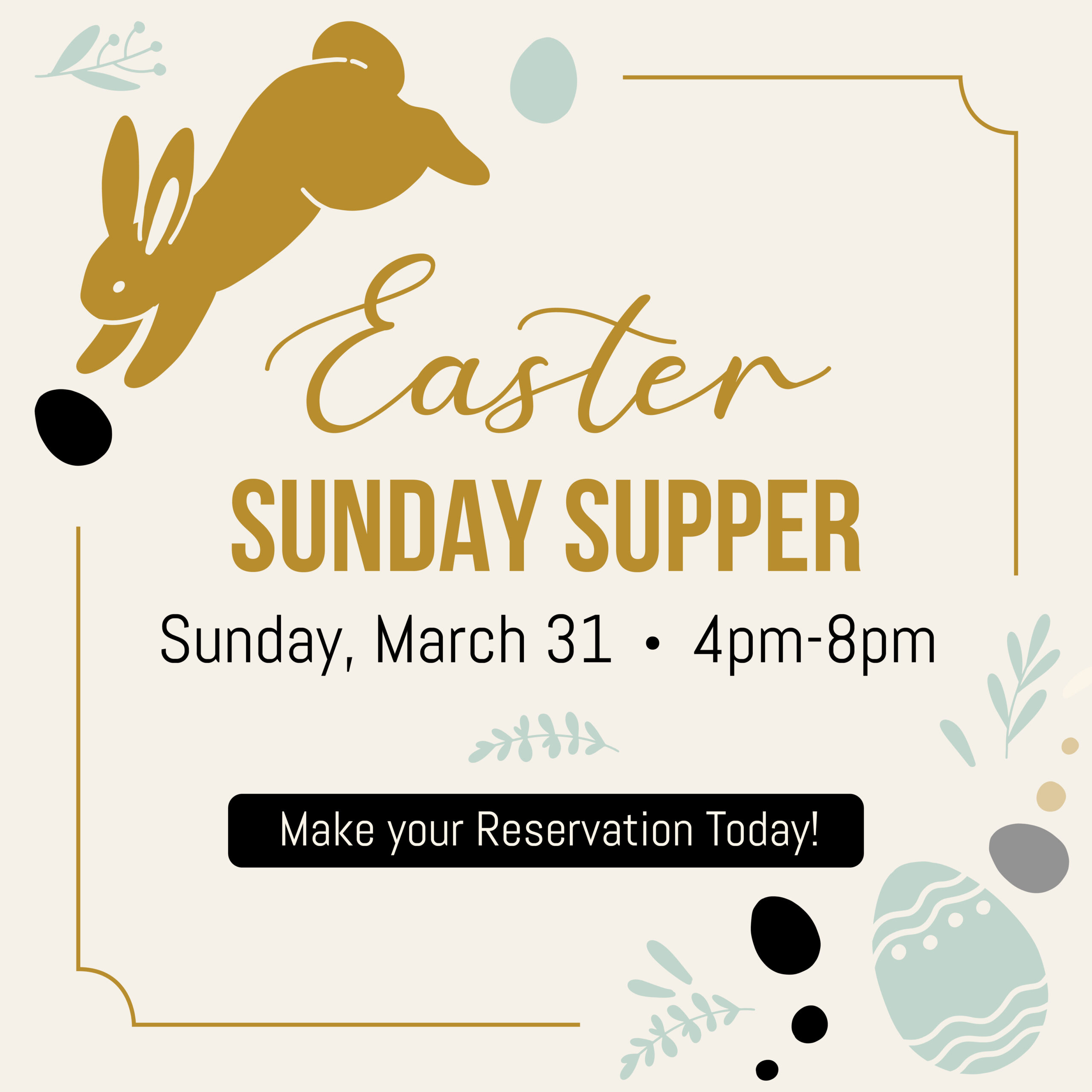 Easter Sunday Supper